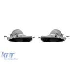 Set de capace cromate M Performance Design Design potrivit pentru BMW Seria 3 G20, G21 340i după 2019, Seria 4 G22 coupe, G23 cabrio, G26 Gran Coupe după 2020 Performance AutoTuning