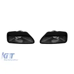 Set de capete negre tip 550i potrivit pentru BMW Seria 5 G30, G31 după 2017 Performance AutoTuning