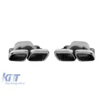 Set de capace cromate tip A Design potrivit pentru Mercedes Clasa C W205, C205, S205, A205 după 2019, GLC X253. GLC Coupe X253 după 2015. Performance AutoTuning