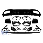 Difuzor tip A45 potrivit pentru bara A Design pe Mercedes A-Class W177 hatchback după 2018 -oo--oo- Performance AutoTuning