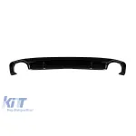 Difuzor tip RS5 potrivit pentru bara S-line din spate a Audi A5 Sportback, Coupe, Cabrio 2016-2020 -O--O- Performance AutoTuning