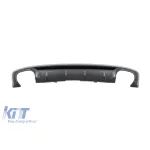 Difuzor tip S5 potrivit pentru bara spate S-line pe Audi A5 Sportback, Coupe, Cabrio 2016-2020 -oo--oo- Performance AutoTuning
