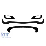 Spoiler Brabus potrivit pentru bara de protecție frontală A Design pe Mercedes S-Class W222 2013-2017, lac negru Performance AutoTuning