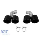 Capace de evacuare X4M cu lac negru potrivite pentru BMW X4 G02 după 2018 Performance AutoTuning