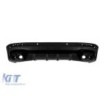 Difuzor tip GLB45 cu capace negre potrivit pentru bara spate A Design pe Mercedes GLB X247 după 2019 Performance AutoTuning