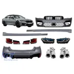 Pachet M5 potrivit pentru BMW Seria 5 G30 2017-2020 conversie la G30 LCI după 2021 Performance AutoTuning