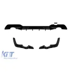Difuzor tip M Performance Design Design potrivit pentru barele M de la BMW seria 3 G20, G21 după 2019, lac negru Performance AutoTuning