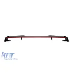 Spoiler potrivit pentru portbagaj tip A45 cu margine roșie pentru Mercedes A-Class W177 hatchback după 2018, lac negru Performance AutoTuning