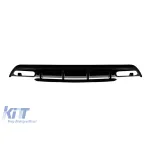 Difuzor tip A45 potrivit pentru bara de protecție spate A Design pe Mercedes A-Class W176 2013-2015, lac negru Performance AutoTuning