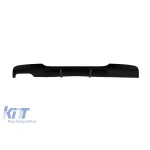 Difuzor tip M Performance Design Design potrivit pentru bara spate M Technik pe BMW Seria 3 E90 sedan, E91 break 2004-2011 -oo---, lac negru Performance AutoTuning
