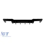 Difuzor tip M5 potrivit pentru bara spate M Technik a BMW Seria 5 F10 sedan, F11 break 2010-2017 -oo-oo-, lac negru Performance AutoTuning