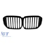 Grile rinichi cu nervuri unice vopsite în negru, potrivite pentru BMW X5 G05 după 2023 Performance AutoTuning