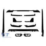 Pachet Aero tip M Performance Design Design potrivit pentru BMW X5 G05 după 2023 pentru barele M-technik, lac negru Performance AutoTuning