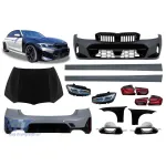 Pachet M potrivit pentru BMW Seria 3 F30 sedan 2011-2019 conversie la Seria 3 G20 sedan după 2022 - pentru modelul cu xenon din fabrică Performance AutoTuning