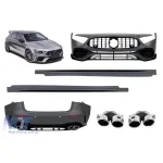 Un pachet de design tip A45 potrivit pentru Mercedes A-Class W177 hatchback după 2018 Performance AutoTuning