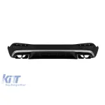 Difuzor tip GLC63 cu capete cromate pentru bara spate A Design potrivit pentru Mercedes GLC SUV X254 după 2023 -oo--oo-, cu garnitură cromată Performance AutoTuning