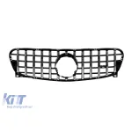 Grilă tip GT crom/neagră potrivită pentru Mercedes GLA X156 2014-2017 Performance AutoTuning