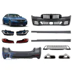 Pachet M Technik potrivit pentru BMW Seria 5 G30 sedan 2017-2020 conversie la G30 LCI după 2021 Performance AutoTuning