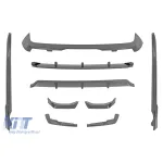 Pachet aerodinamic tip Black Knight potrivit pentru BMW X7 G07 2019-2022 pentru modelul echipat cu bare de protecție M tech, culoare carbon Performance AutoTuning