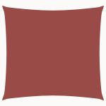 Pânză parasolar, cărămiziu, 7x7 m, țesătură oxford, pătrat GartenMobel Dekor