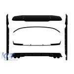 Pachet Aero potrivit pentru BMW X1 U11 după 2023, lac negru, potrivit pentru modelul cu bare de protecție M tech Performance AutoTuning