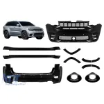 Pachet de tuning tip SRT potrivit pentru Jeep Grand Cherokee 2014-2020 cu capete negre Performance AutoTuning