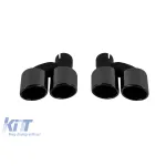 Vârfuri de lac negru potrivite pentru Audi A4 B8 2012-2015, A6 C7 sedan, avant, allroad 2011-2018, A7 4GA Sportback 2010-2017, A5 Sportback 2009-2011 Performance AutoTuning