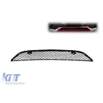 Grilă centrală potrivită pentru bara de protecție frontală A Design a Mercedes GLE Coupe C292 2015-2019 Performance AutoTuning