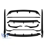 Kit caroserie Aero tip Black Knight potrivit pentru BMW X5 G05 după 2019 cu kit de caroserie M, negru lucios Performance AutoTuning