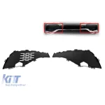 Kit de bază pentru grilele laterale în bara de protecție frontală A Design, potrivit pentru Mercedes GLE W166 2015-2019, stânga și dreapta Performance AutoTuning