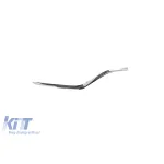 Set de trimuri cromate potrivit pentru bara de protecție frontală A Design pe Mercedes GLE Coupe C292 2015-2019, stânga, centrală și dreapta Performance AutoTuning