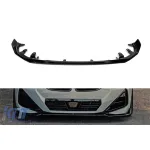 Spoiler tip MP design potrivit pentru bara de protecție M tech frontală a BMW Seria 2 G42 coupe după 2022, lac negru Performance AutoTuning