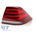Stop LED drept suitable pentru Mercedes GLE W166 2015-2019, roșu Performance AutoTuning