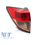 Stop LED stâng potrivit pentru Honda HR-V 2015-2018, roșu Performance AutoTuning