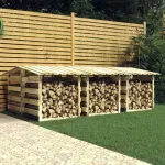 Pergole cu acoperiș, 6 buc., 100x90x100 cm, lemn de pin tratat GartenMobel Dekor