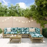 Set mobilier de grădină, 7 piese, lemn de pin tratat GartenMobel Dekor