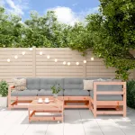 Set mobilier relaxare grădină, 6 piese, lemn masiv Douglas GartenMobel Dekor