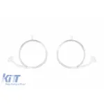 Set de ghiduri de lumină potrivit pentru inel mare pe BMW Seria 3 E90 sedan, E91 touring 2008-2012, stânga și dreapta Performance AutoTuning