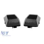 Kit de semnalizatoare LED laterale potrivit pentru Mercedes G-Class W464 2018-2024 cu bază neagră, stânga + dreapta Performance AutoTuning