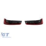 Stopuri LED 3D tip CSL potrivite pentru BMW Seria 3 G20 2019-2021 cu bază roșie, stânga și dreapta Performance AutoTuning