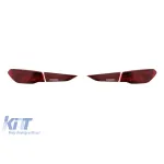 Stopuri LED 3D tip CSL potrivite pentru BMW Seria 4 G22 Coupe, G23 Cabrio, G26 Gran Coupe după 2021 cu bază roșie, stânga și dreapta Performance AutoTuning