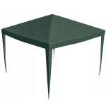 Acoperis pavilion 300x300 cm, PE 100g/mp impermeabil, cu prindere velcro, verde Household NewTrend