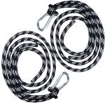 Kit de montare hamac cu 2 franghii de 180cm si 2 carabine, sarcina 2x200kg Household NewTrend