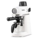 Espressor de cafea ZASS ZEM 07 alb, 3,5 bari, 800W, 2-4 cesti