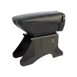 Cotiera auto universala Carpoint neagra cu suport pahar si spatiu monede