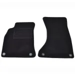 Covorașe mochetă Audi A5 Coupe / S5 2007- negre, set 2 bucăți