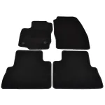 Covorașe mochetă Ford C-MAX 2011+ facelift 2012+ negre, set 4 piese