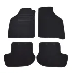 Covorașe auto din mochetă pentru Ford KA 1996-2008, negre, set 4 piese