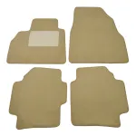 Covorașe auto din mochetă bej pentru Mercedes Citan 2013+, set 4 piese