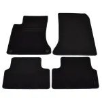 Covorașe mochetă Mercedes Clasa A W176, B W246 și CLA, negre, set 4 piese